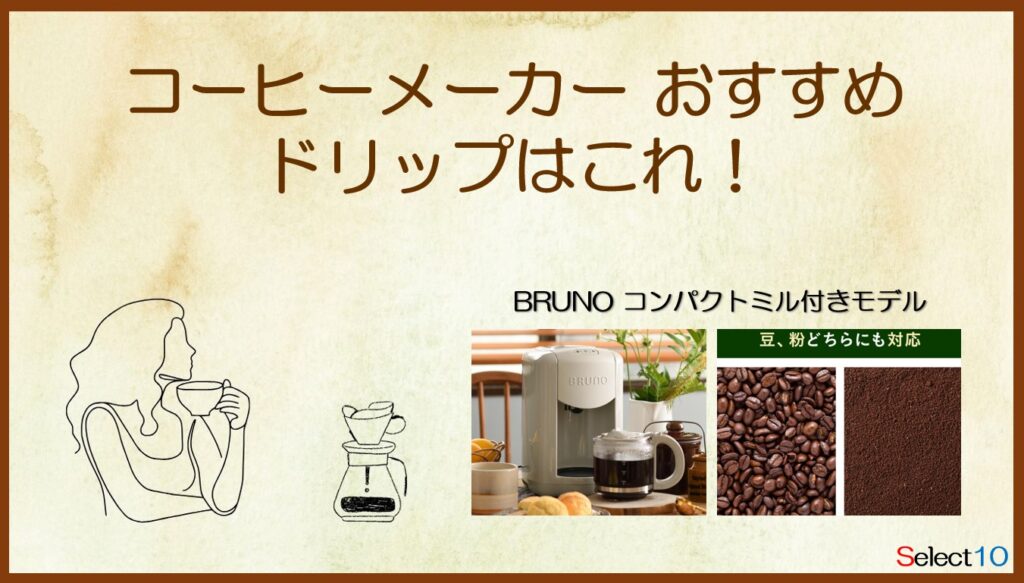 BRUNO コンパクトミル付きモデル